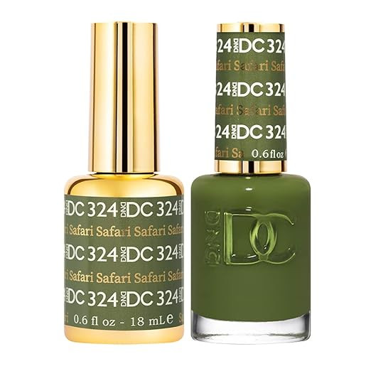 DND Gel Polish Set, Green Collection, UV/LED GelPolish and Air Dry Nail Lacquer, Matching Chip-Fr... | Amazon (US)