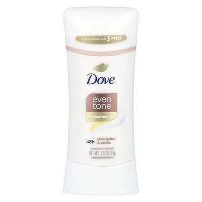 Dove, Even Tone + Niacinamide, Antiperspirant Deodorant, Shea Butter & Vanilla, 2.6 oz (74 g) | iHerb