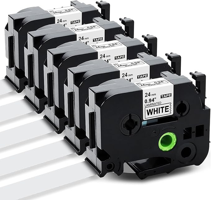 Labelife Compatible 24mm Label Tape Replacement for Brother P Touch 1 Inch Tape TZe-251 TZe TZ Ta... | Amazon (US)