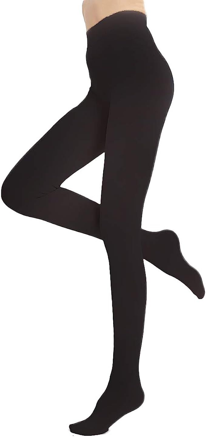 Blostirno Women's Fleece Lined Tights Thermal Pantyhose Leggings at Amazon Women’s Clothing sto... | Amazon (US)