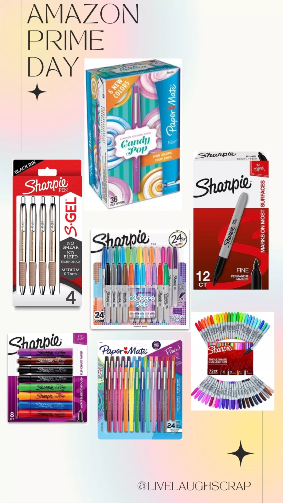 Sharpie Permanent Markers Ultimate Collection, Assorted Tips and Colors,  115 Count