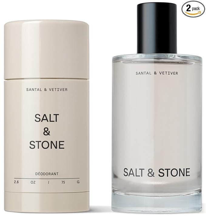 Salt & Stone Signature Scent Duo Set | 48 Hour Aluminum-Free Deodorant & Hydrating Body Mist | Sk... | Amazon (US)