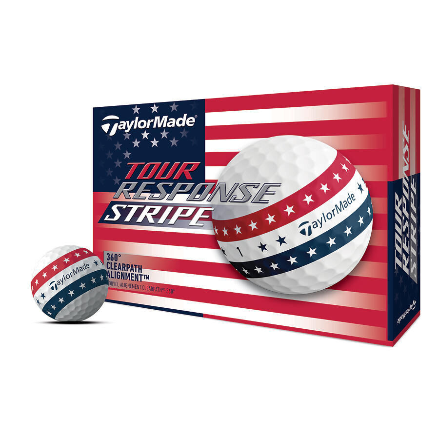 Tour Response Stripe USA Golf Balls | TaylorMade Golf