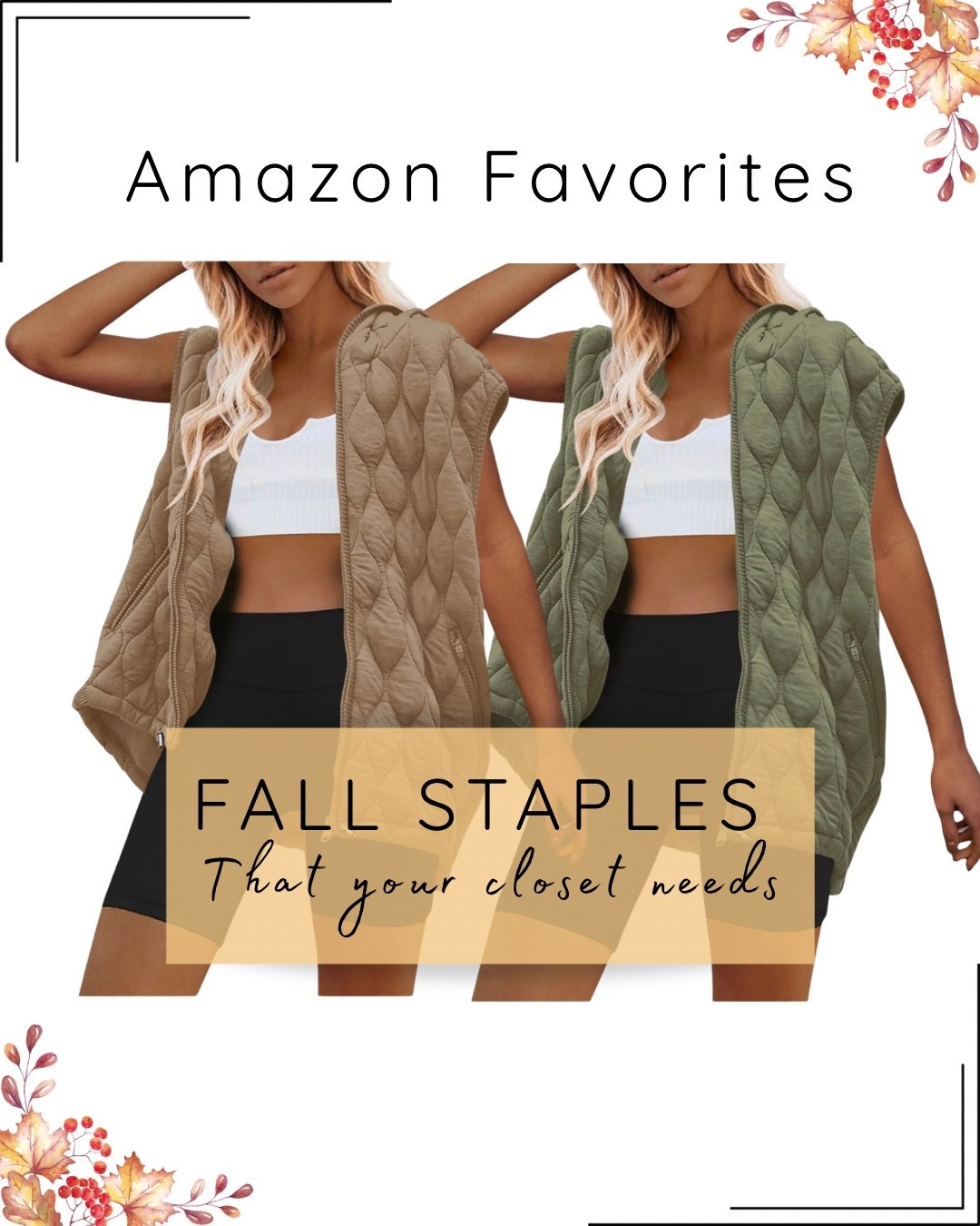 The fall pieces that just make sense 🍂🤎

You know those staples you pull out year after year and somehow they work with EVERYTHING? These are mine. Easy layers, cozy knits, everyday denim + neutral pieces that make getting dressed for fall so much easier.

Basically: buy it once, style it 10 different ways. 🙌🏼

Everything is linked on my LTK! Save this one for when you’re ready to start building your fall wardrobe. 🤎

#FallFashion #FallStyle #FallOutfits #FallWardrobe #FallStaples #LTKFinds #LTKFashion #EverydayStyle #MomStyle

#LTKootd #LTKSaleAlert #LTKSeasonal