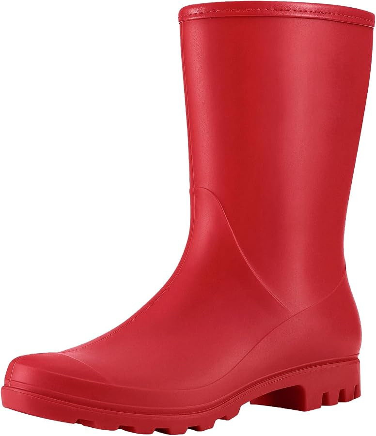 Asgard Women's Mid Calf Waterproof Rain Boots | Amazon (US)