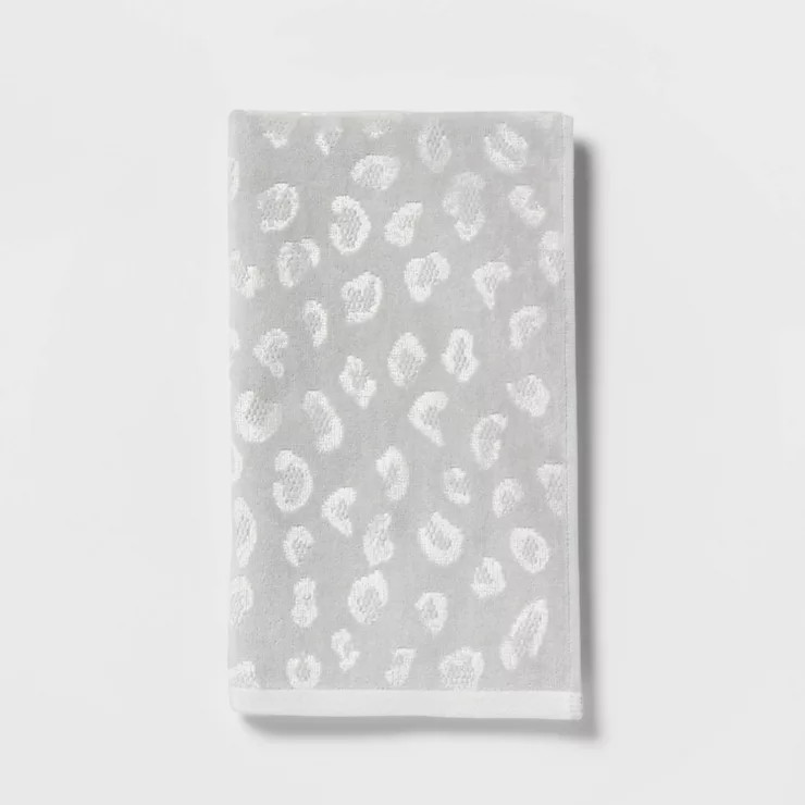 Leopard Reversible Towel Gray - Threshold™ | Target