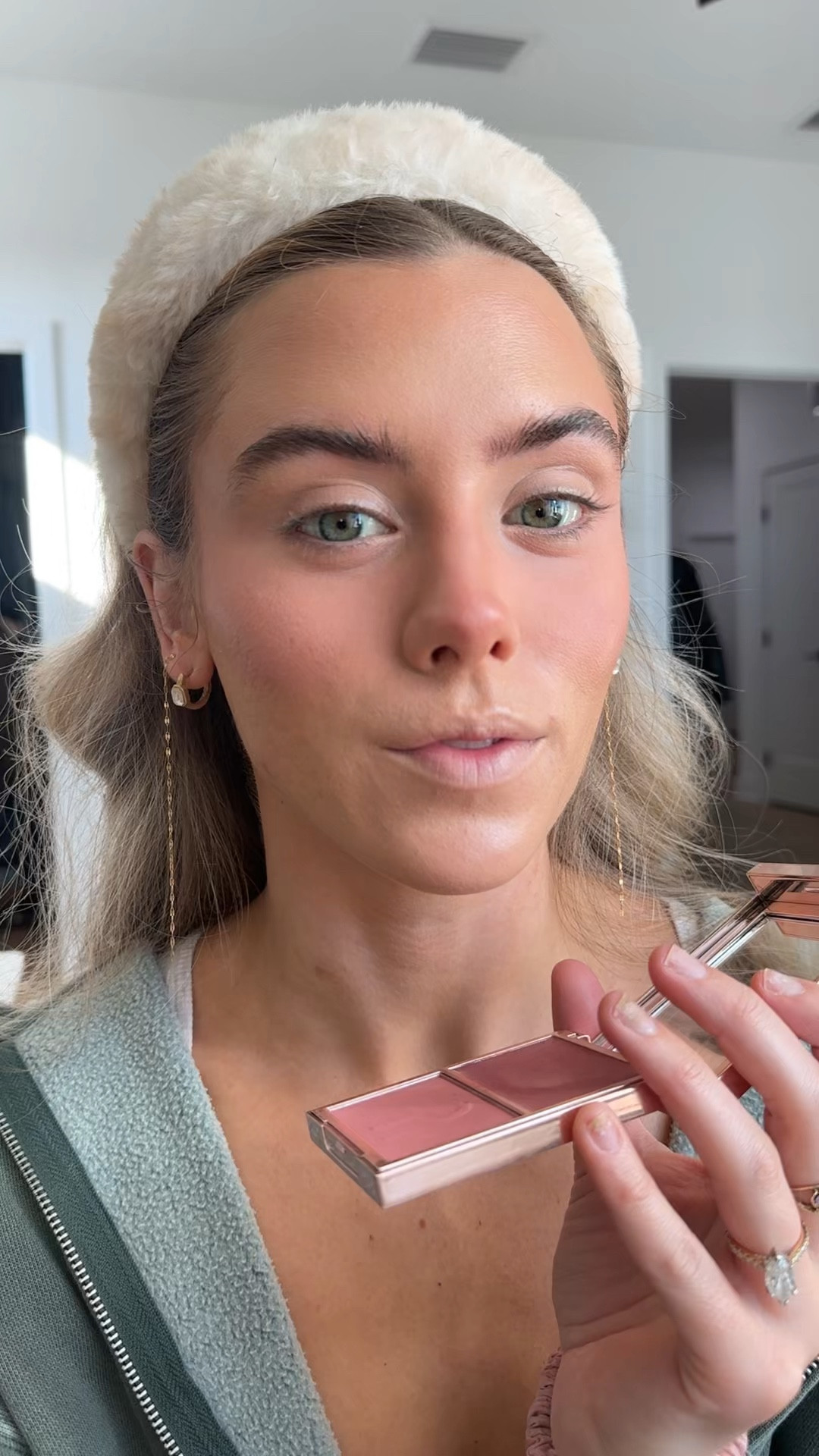 This bestselling blush duo is inspired by Patrick’s viral cream-over-powder blush technique. The rich pigments blend together for a long-wearing skin-like finish to create a lit-from-within glow.

#LTKgrwm #LTKBeauty #LTKSeasonal