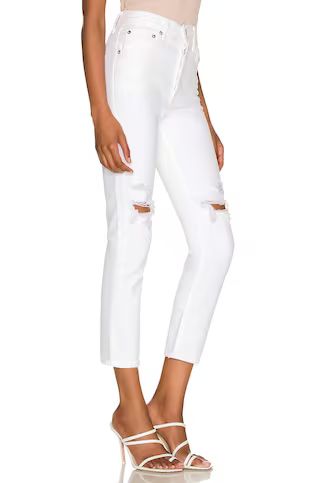 AGOLDE Riley High Rise Straight Crop in Slant from Revolve.com | Revolve Clothing (Global)