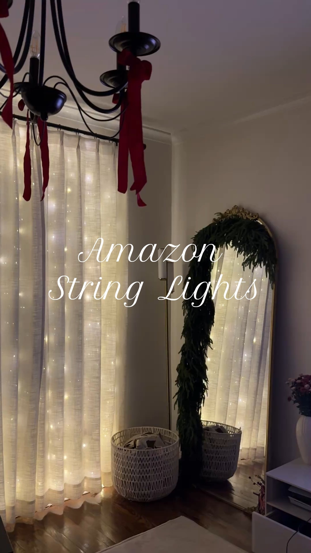 Amazon fairy string lights. On sale for cyber Monday. Comes in multi color or cool white as well. They have a timer and multiple settings! 

#LTKCyberWeek #LTKHoliday #LTKGiftGuide