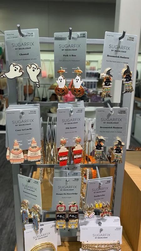 BaubleBar Sugarfix Halloween  and Fall Earrings - New Arrivals

Playful Halloween earrings featuring spooky ghosts, lanterns and PSL.

Target, fall earrings, target style, Target fashion, back-to-school earrings, teacher style, fall trends

#targetstyle #halloween #fallfashion

#LTKunder50 #LTKSeasonal #LTKstyletip