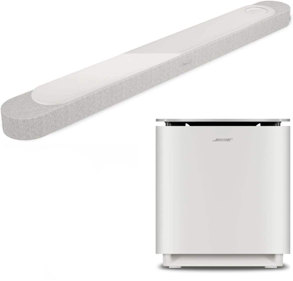 Bose - Lifestyle Ultra Soundbar Bundle with Ultra Subwoofer (Soundbar + Subwoofer White) | Best Buy U.S.