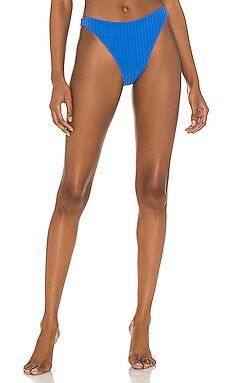 Solid & Striped Elsa Bikini Bottom in Laguna Blue from Revolve.com | Revolve Clothing (Global)