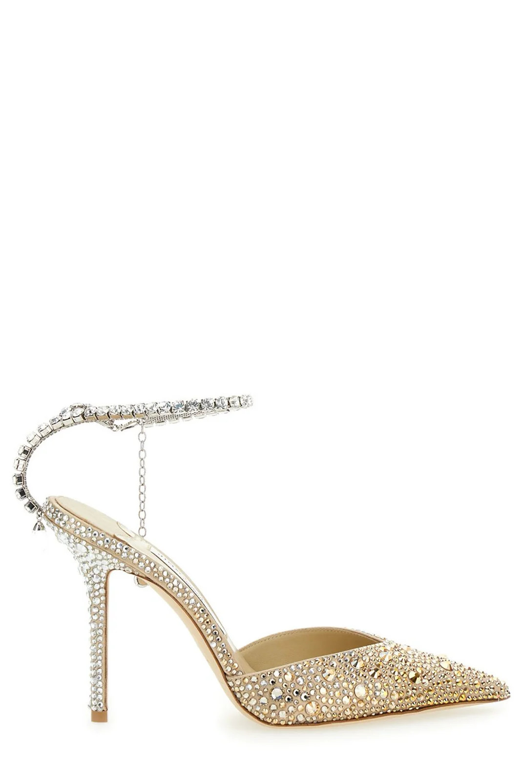 Jimmy Choo Saeda 100 Ankle-Strapped Pumps | Cettire Global