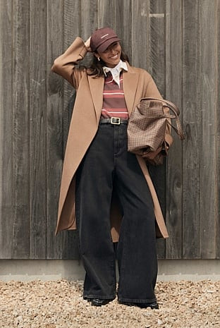 Curved Wide Leg Jean | Country Road