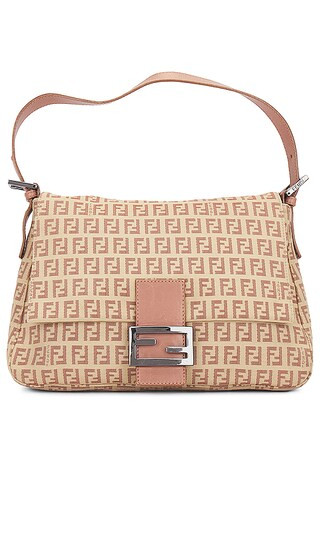 Fendi Zucchino Mama Baguette Shoulder Bag | Revolve Clothing (Global)