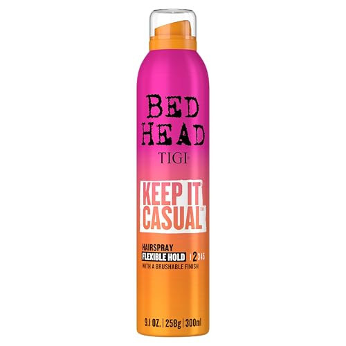 TIGI Bed Head Keep It Casual Hair Spray, Flexible Hold with Brushable Finish for Frizz and Static Control, 9.1 oz | Amazon (US)