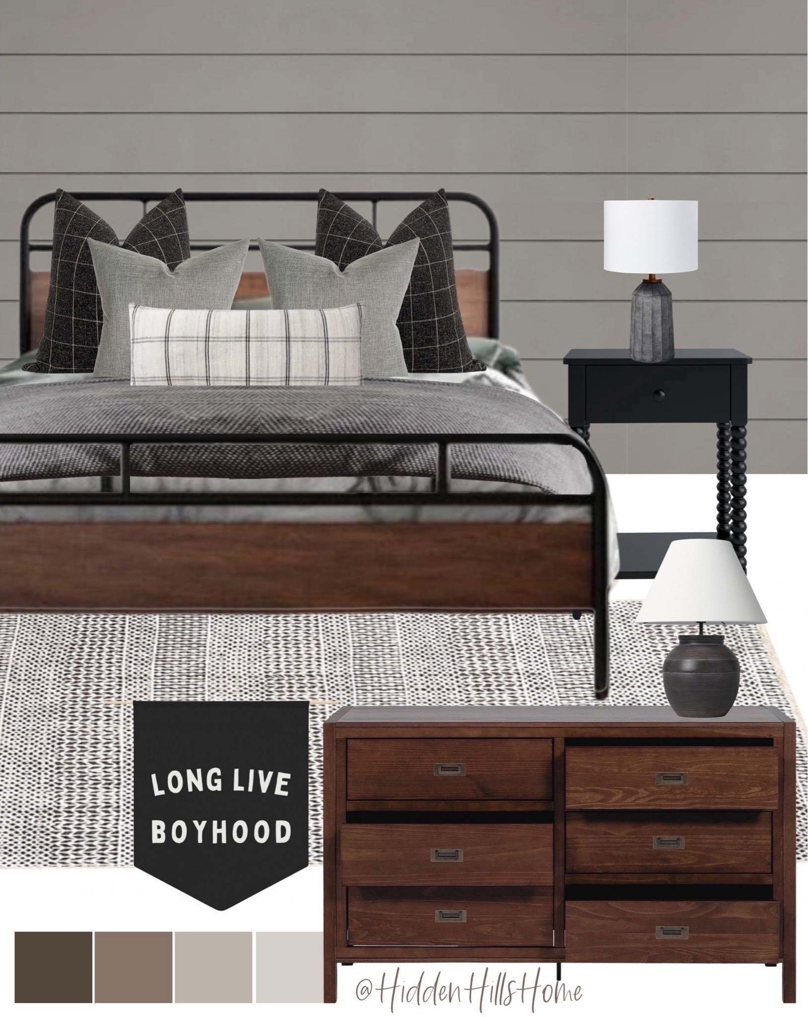 Boys bedroom design mood board, modern transitional boys bedroom, boys room decor, masculine bedroom design #moodboard #teens 



#LTKHome #LTKKids #LTKSaleAlert