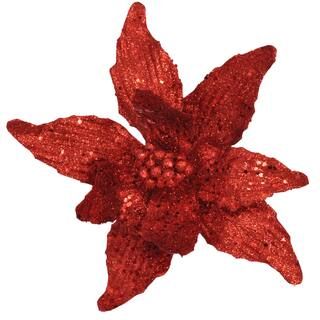 Red Poinsettia Pick by Ashland® | Michaels Stores