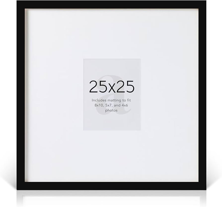 artisane home goods - Gallery Frame 1.0, Picture Frame, 25x25 frame, Black, Gallery Wall Frame Se... | Amazon (US)