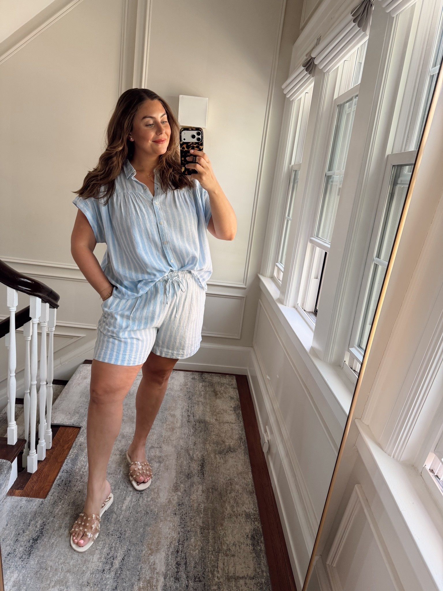 Wearing size XXL in both top & shorts

#LTKootd #LTKSeasonal #LTKMidsize
