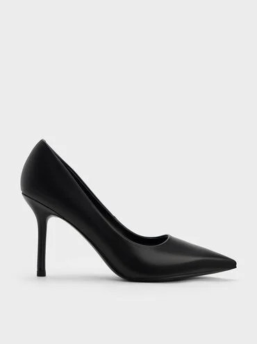 Black Emmy Pointed-Toe Pumps | CHARLES & KEITH | Charles & Keith EU