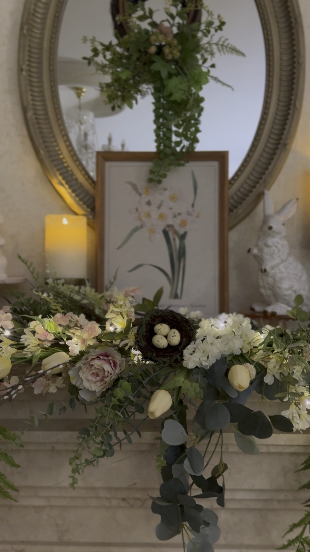 Spring home refresh, Easter living room
mantel decor, faux spring flowers, bunny decorations, Easter decor on sale, Michael’s home goods 

#LTKHome #LTKSaleAlert #LTKWatchNow