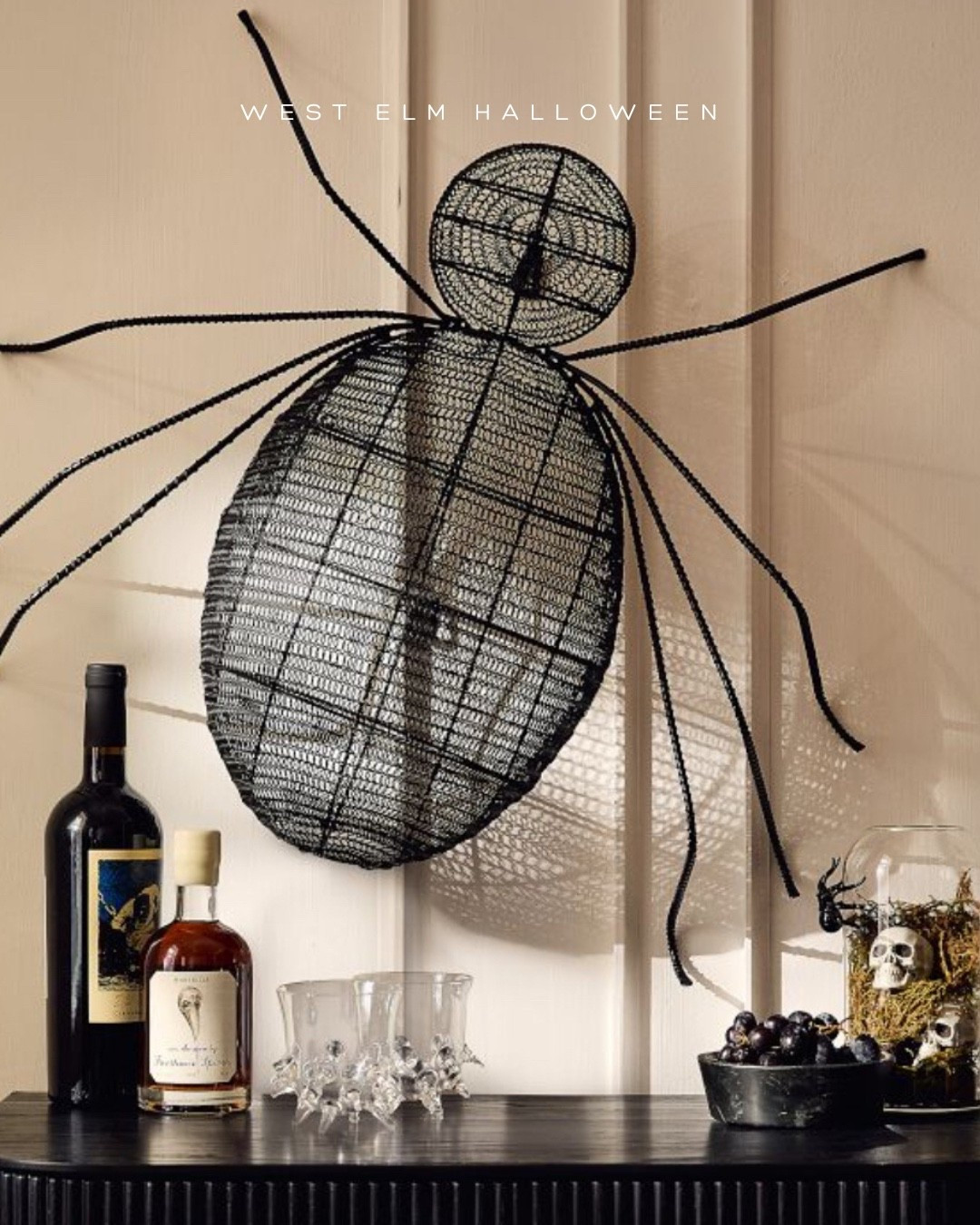 West elm Halloween, LTK Halloween, mesh spider object  

#LTKSeasonal #LTKHome