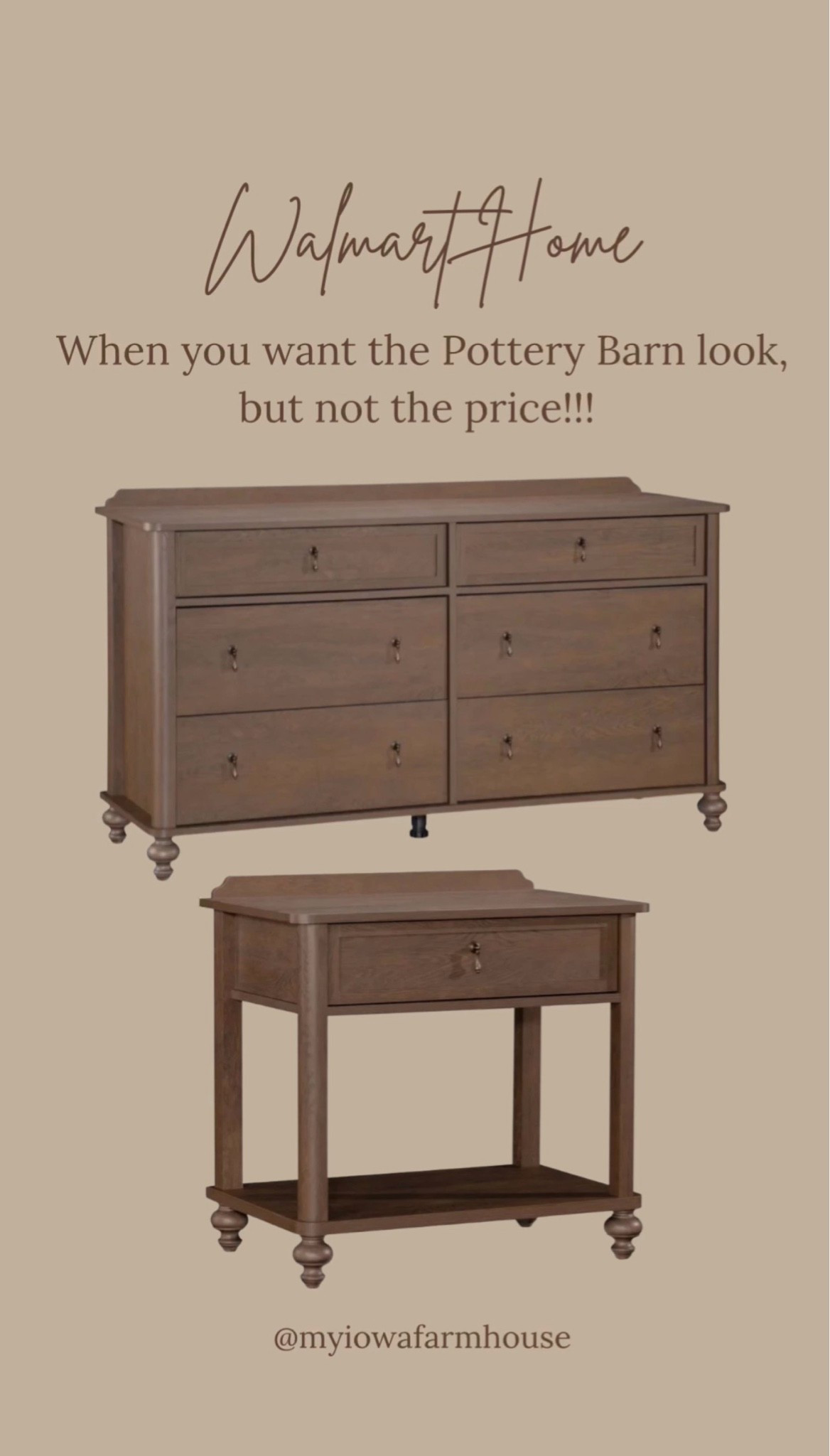 This new collection from My Texas House is really perfection. It truly looks just like PB, but is so affordable. If you are looking for a new nightstand and dresser, this is definitely the set to get! ￼￼￼

#LTKHome