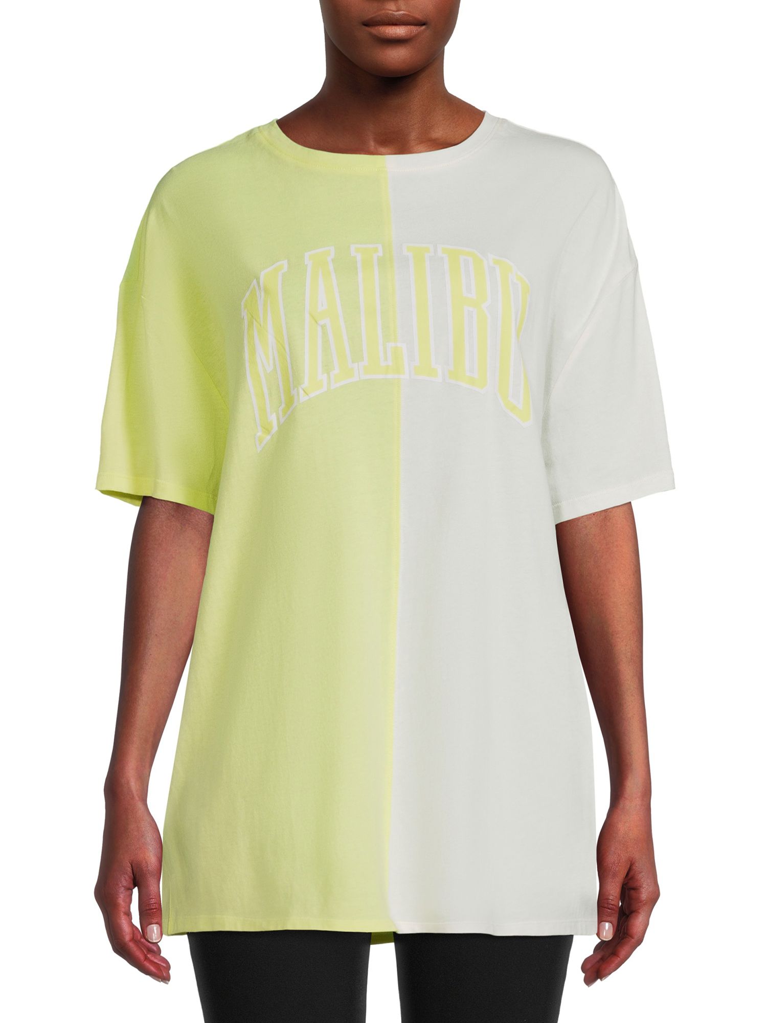Grayson Social Women's and Women's Plus Two-Tone Graphic Sleep Shirt | Walmart (US)