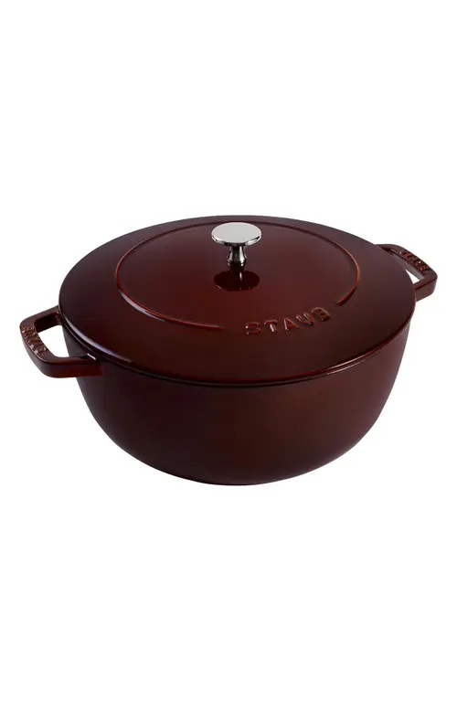 Staub 5-Quart Enameled Cast Iron Cocotte in Grenadine at Nordstrom | Nordstrom