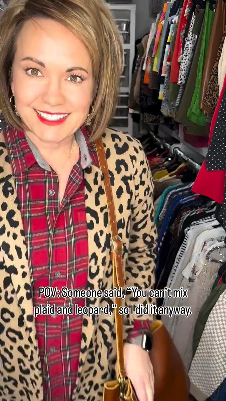 Pattern mixing never goes out of style! Today, I paired a classic red plaid shirt with a bold leopard-print sweater blazer for a chic yet cozy winter look. This combo works because the prints share complementary tones, making the outfit both eye-catching and cohesive. Finished the look with brown leggings, a leather crossbody bag, and comfy slip-ons for the perfect mix of comfort and flair. 

Pro tip: when mixing prints, stick to one bold pattern and one neutral-tone print to keep it balanced.

✨ Want to shop this look? 

Comment “SHOP” below to get a DM with the link to my LTK! ⬇

⭐️⭐️ Don’t forget to follow me for the link! ⭐️⭐️

pattern mixing
plaid and leopard outfit
winter style ideas
chic and cozy outfit
bold prints
comfortable fashion
everyday style inspiration
pattern mixing outfit ideas
plaid and leopard styling
chic and cozy winter looks
stylish everyday outfits
bold print fashion inspiration
casual holiday layering
comfortable yet stylish outfits
plaid shirt outfit ideas
leopard print sweater blazer styling
winter fashion for women
effortless pattern mix outfits
leopard print and plaid combo
unique casual OOTD ideas
comfortable chic winter trends
stylish crossbody bag looks
statement pattern mix outfits
elevated casual fashion
winter wardrobe essentials
fun and bold fashion pairings
everyday chic outfit inspiration
cozy yet bold style ideas
fashionable winter layering
leopard print fashion trends
comfortable winter fashion ideas

#PatternMixing #LeopardPrintLover #PlaidPerfection #OOTDInspo #WinterFashionTrends #ChicAndCozy #BoldFashionChoices #EverydayStyle #StyleForEverySeason #EffortlesslyChic