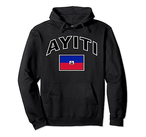 Haiti Flag Proud Haitian in Haitian Creole Pullover Hoodie | Amazon (US)