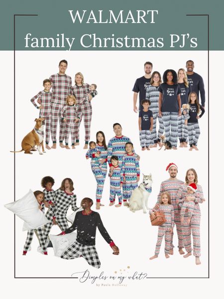 Walmart is a one stop shop for matching family Christmas pajamas! So many cute styles  

#LTKHoliday #LTKSeasonal #LTKGiftGuide
