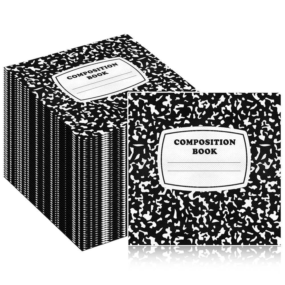50 Pcs Back to School Napkins 6.5 x 6.5 Inch Notebook Themed Paper Napkins Notebook Disposable Pa... | Amazon (US)