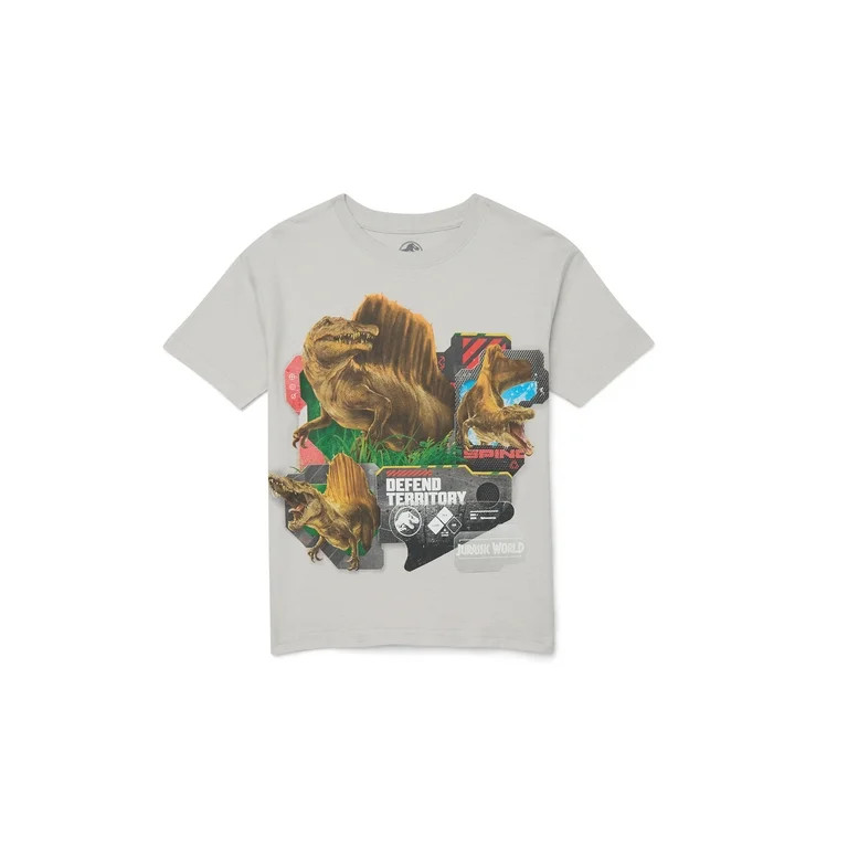 Jurassic Park Boys Graphic Tee with Short Sleeves, Sizes 4-18 | Walmart (US)