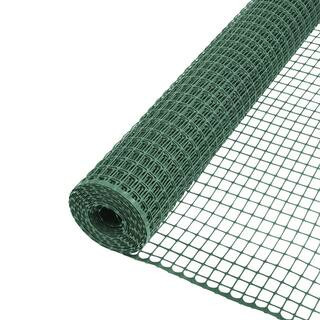 Everbilt 1 in. x 3.3 ft. x 25 ft. Green Plastic Garden Fence 889250EB12 - The Home Depot | The Home Depot
