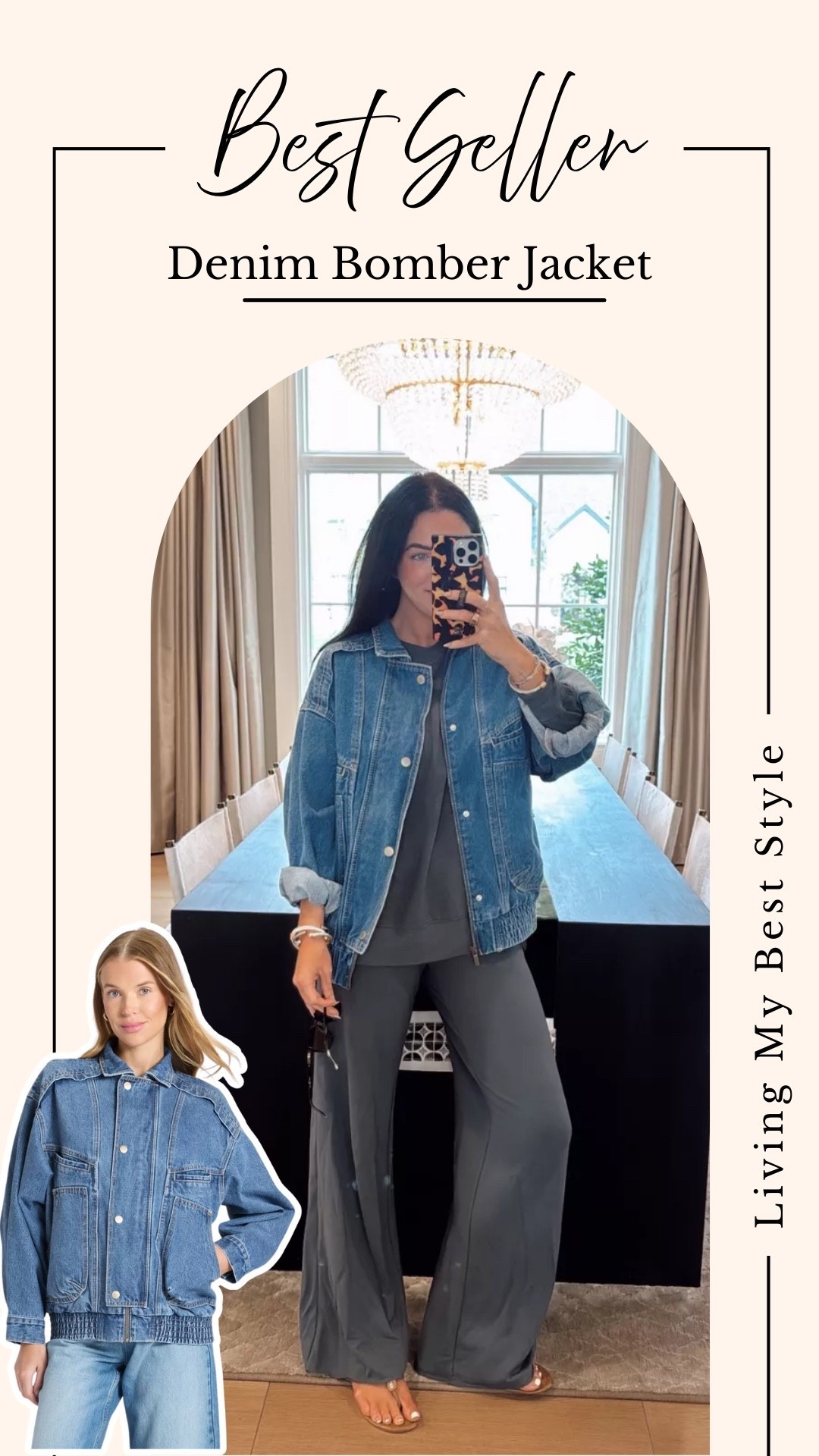 Brilliant quality heavy bomber jacket! 💙

#LTKFindsUnder100 #LTKSeasonal #LTKStyleTip