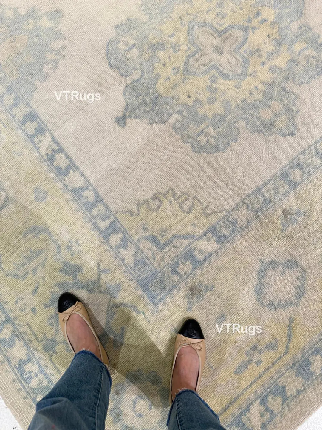 Muted Cream Yellow Oushak Rug, Hand Knotted Wool Carpet, Rhombus Pattern Rug 9x12 10x14 12x15 Lar... | Etsy (US)