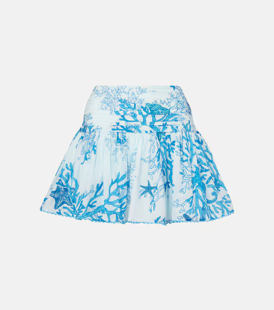 Poupette St Barth Colleen printed cotton miniskirt | Mytheresa (US/CA)