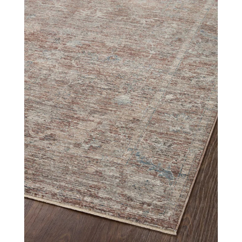 Magnolia Home By Joanna Gaines X Loloi Millie Brick / Fog Area Rug | Wayfair North America