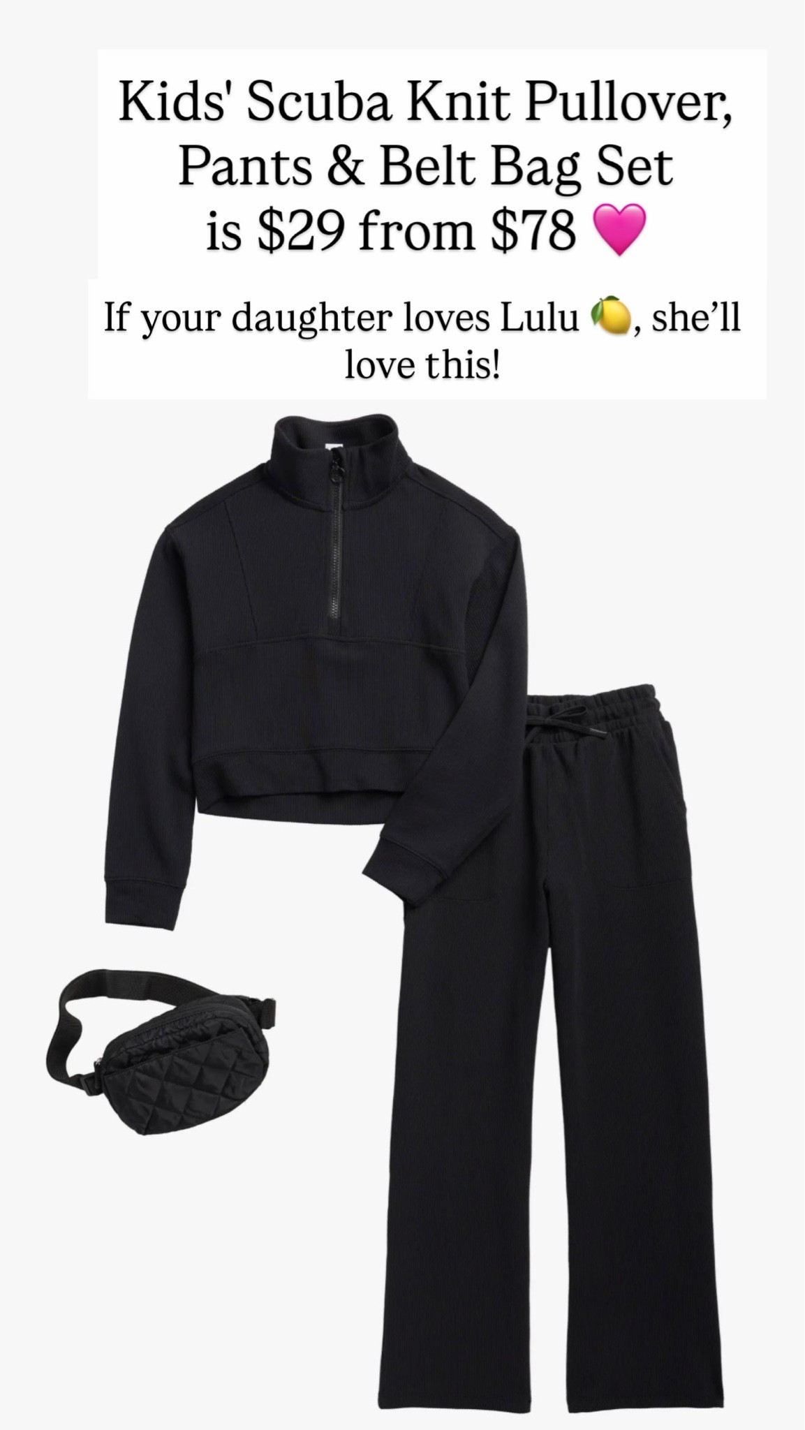 I love this set for girls! Reminds me of a Lululemon set for women.

#LTKKids #LTKSaleAlert