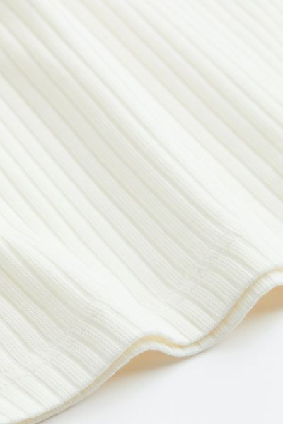 Ribbed Cotton Jersey Top | H&M (US + CA)