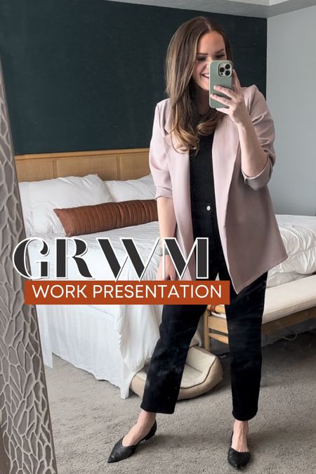 GRWM: Working girl edition 🙃

We’ve been doing more trainings and presentations for @hi.thecollective lately, this specific training was all about BUILDing your online presence.

Professional casual is the best way to go ❤️ what do you think of this fit?!

#ootd #ootdfashion #grwm #grwmreel #businessprofessional #presentationoutfit #blazeroutfit #oversizedblazer #womenownedandoperated #womeninbusiness #socialmediamanager #socialmediamarketing #socialmediastrategy 

#LTKfit #LTKunder50 #LTKstyletip