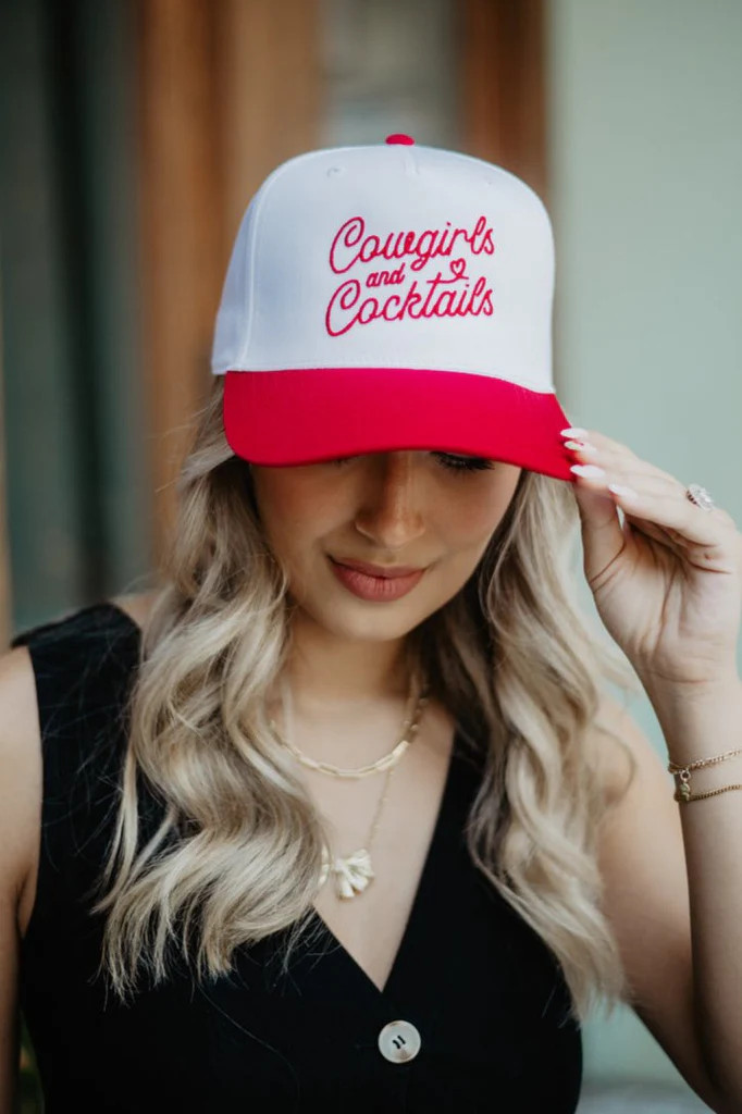 Cowgirls and Cocktails Two-Toned Vintage Hat | Katydid.com