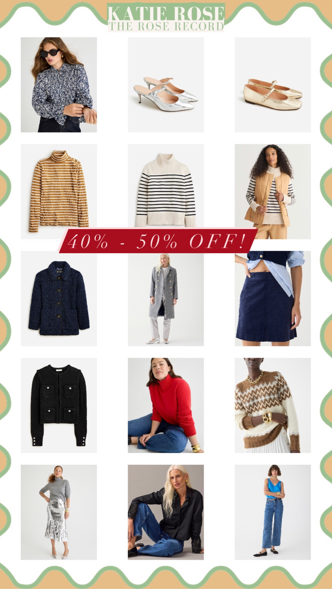 40% off jcrew favs

#LTKstyletip #LTKSeasonal #LTKsalealert