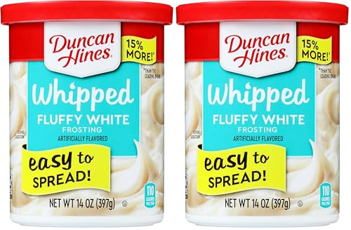 Duncan Hines Whipped Fluffy White Flavored Frosting, 14 oz. (Pack of 2) | Amazon (US)