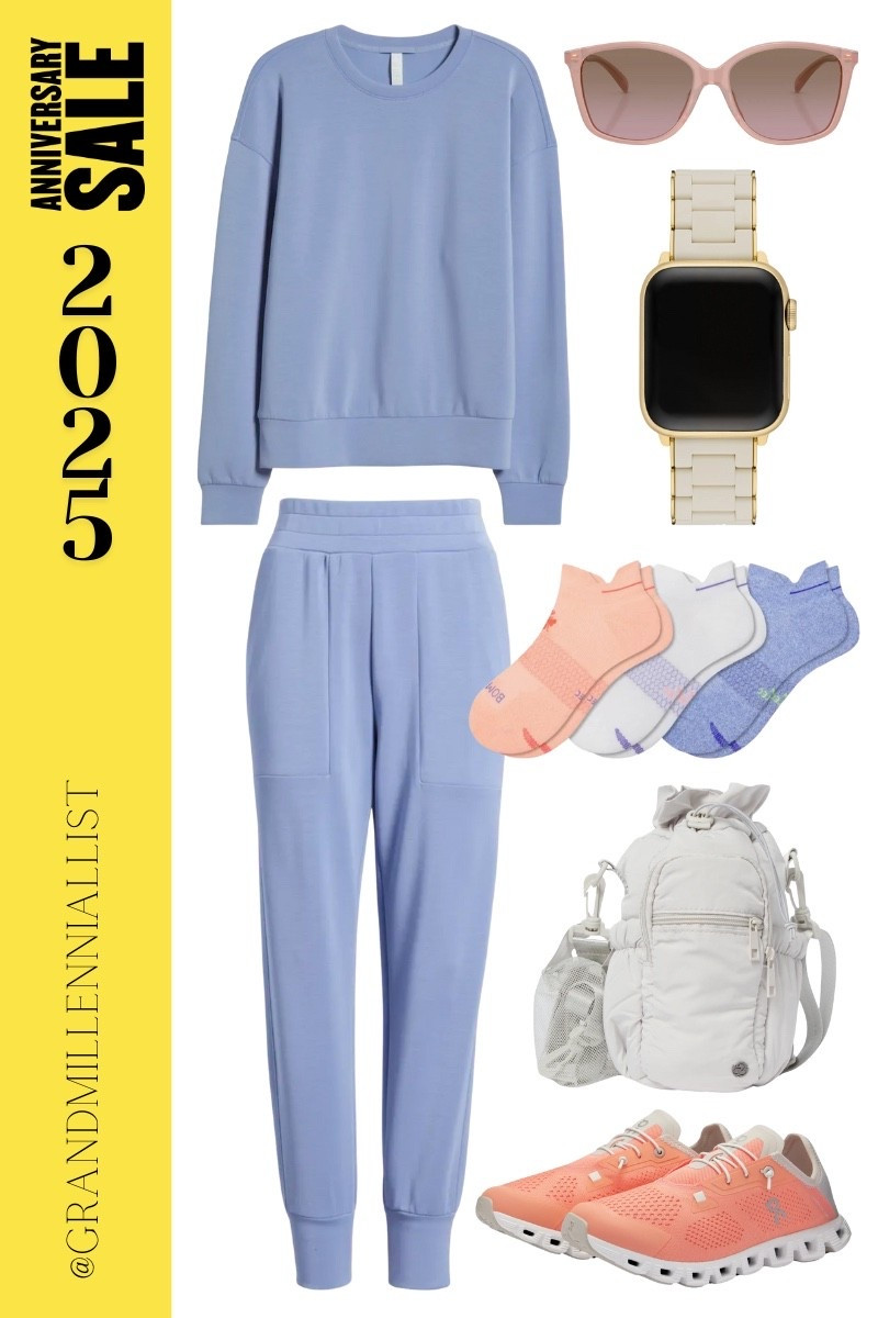 Starts July 12th!
Nordstrom Anniversary NSALE 2025

Athletic wear outfit style Fall 
Zella comfy sweatshirt and joggers
Bombas socks
Zella water bottle holder bag 
On Cloud 5 tennis shoes (my fav!)

Fall fashion on sale

#LTKStyleTip #LTKSaleAlert