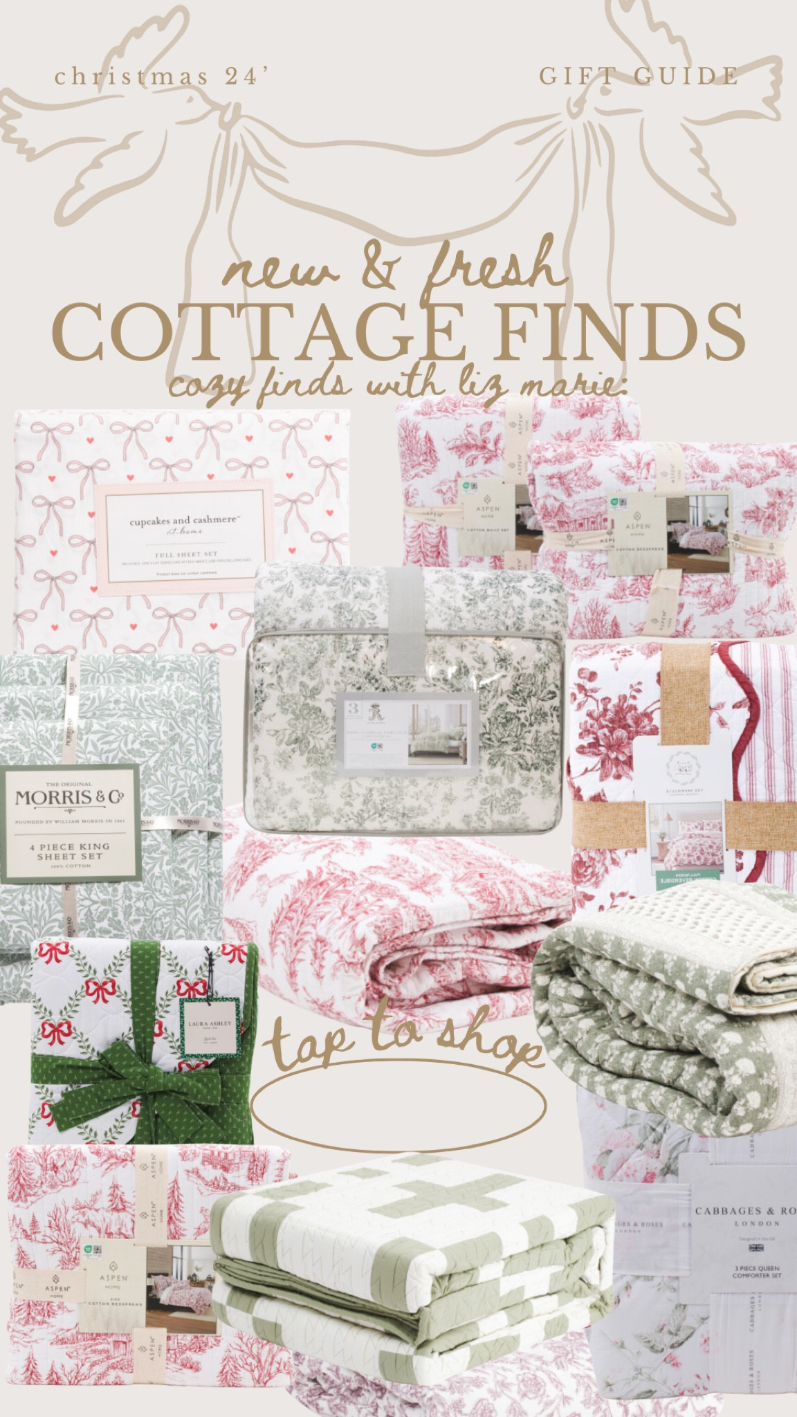 Cozy cottage bedding - cozy cottage quilts for all year long. Love mixing patterns & these prices allow you to mix and match. 

#LTKGiftGuide #LTKHome #LTKSeasonal