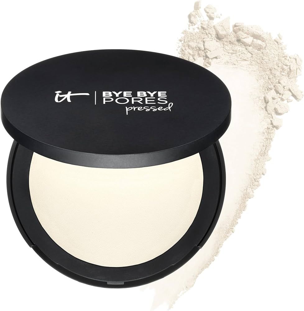 IT Cosmetics Bye Bye Pores Pressed Finishing Powder - Universal Shades - Contains Anti-Aging Pept... | Amazon (US)