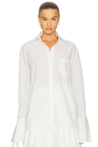 Classic Oversized Shirt in Tech Poplin
                    
                    Helsa | Revolve Clothing (Global)